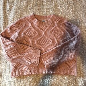 PRINCESS POLLY LIGHT PINK KNIT SWEATER
